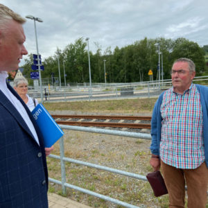Herr Barkhausen hat mir die Geschichte und die Bedeutung des Bahnhofs in Ottbergen eindrucksvoll nähergebracht.